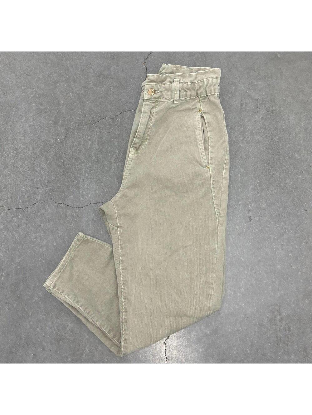 ZARA Paper Bag Waist Jeans